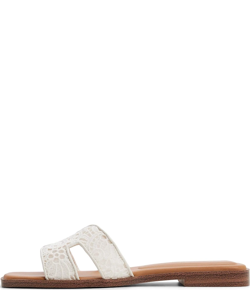 ALDO Itsandal Lace Square Toe Slide Sandals