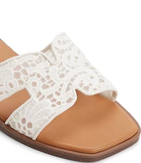 ALDO Itsandal Lace Square Toe Slide Sandals