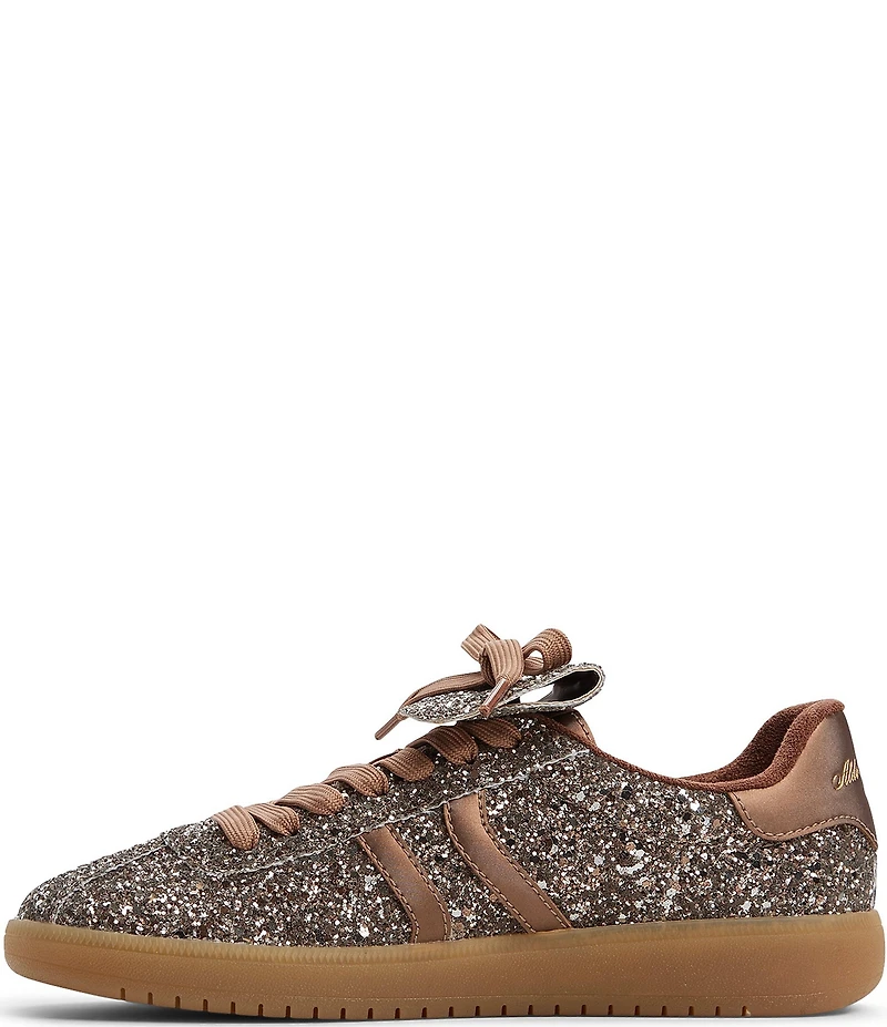 ALDO Itsneaker Glitter Foldover Bow Lace Up Sneakers