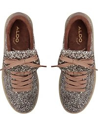 ALDO Itsneaker Glitter Foldover Bow Lace Up Sneakers