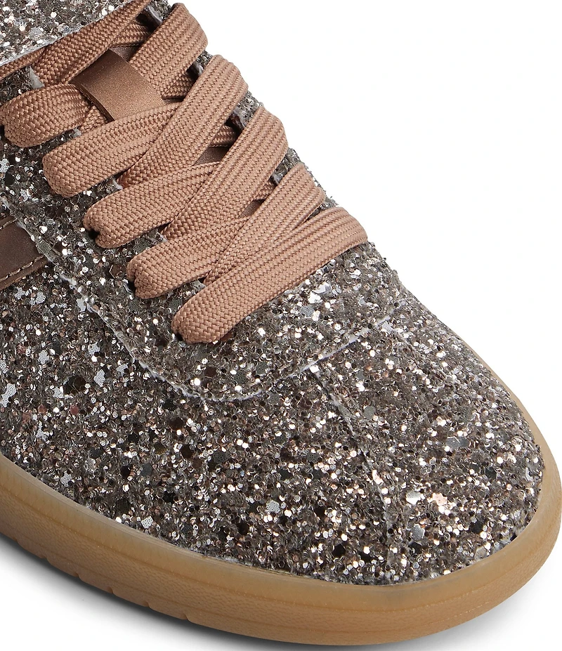 ALDO Itsneaker Glitter Foldover Bow Lace Up Sneakers