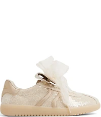 ALDO Itsneaker Lace Sequin Ribbon Bow Lace Up Sneakers