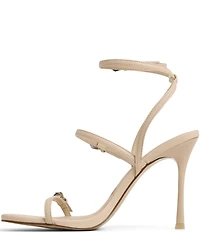 ALDO Jamielynn Rhinestone Buckle Hardware Strappy Dress Sandals