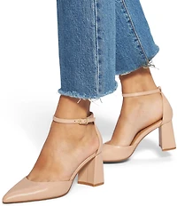 ALDO Jan Leather Ankle Strap Pumps