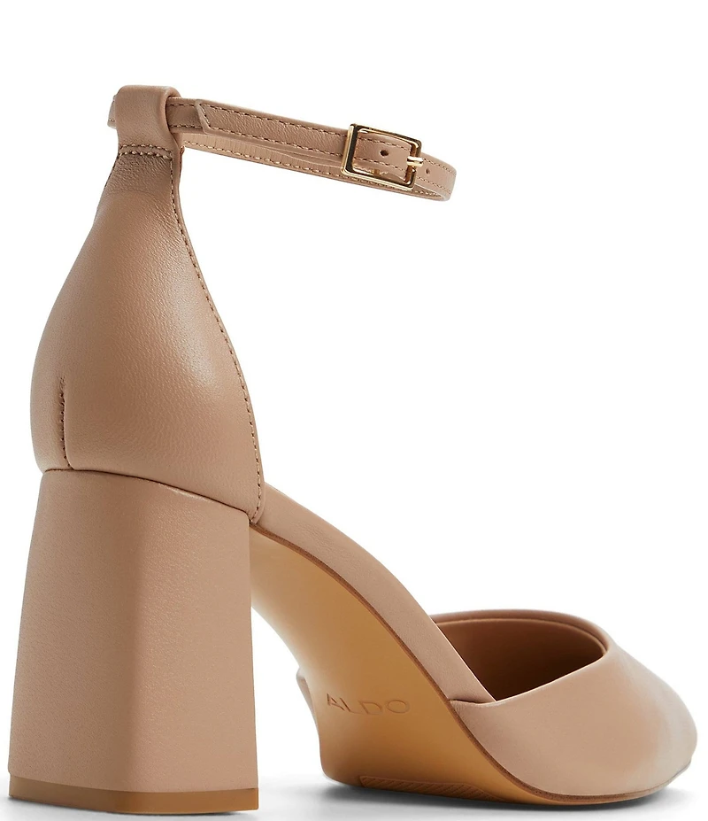 ALDO Jan Leather Ankle Strap Pumps