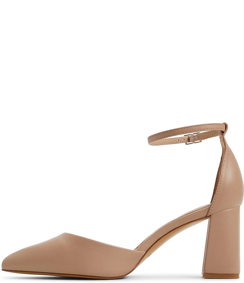 ALDO Jan Leather Ankle Strap Pumps