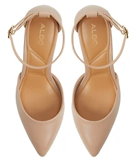 ALDO Jan Leather Ankle Strap Pumps