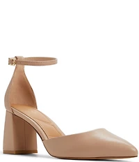 ALDO Jan Leather Ankle Strap Pumps