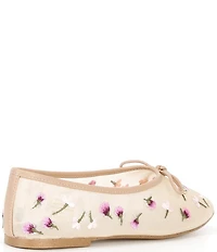ALDO Joselie Flower Embroidery Bow Detail Ballet Flats