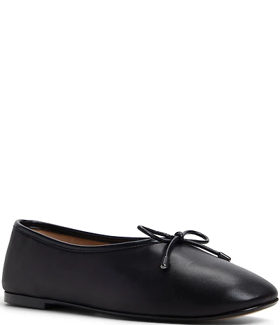 ALDO Joselie Leather Bow Detail Ballet Flats