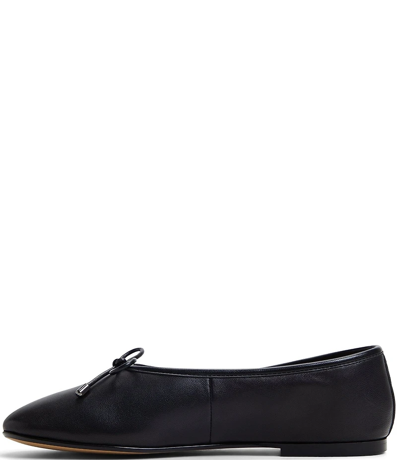 ALDO Joselie Leather Bow Detail Ballet Flats