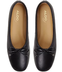 ALDO Joselie Leather Bow Detail Ballet Flats