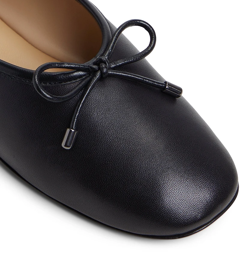 ALDO Joselie Leather Bow Detail Ballet Flats