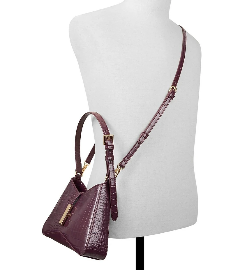 ALDO Julietta Crocodile Embossed Shoulder Bag