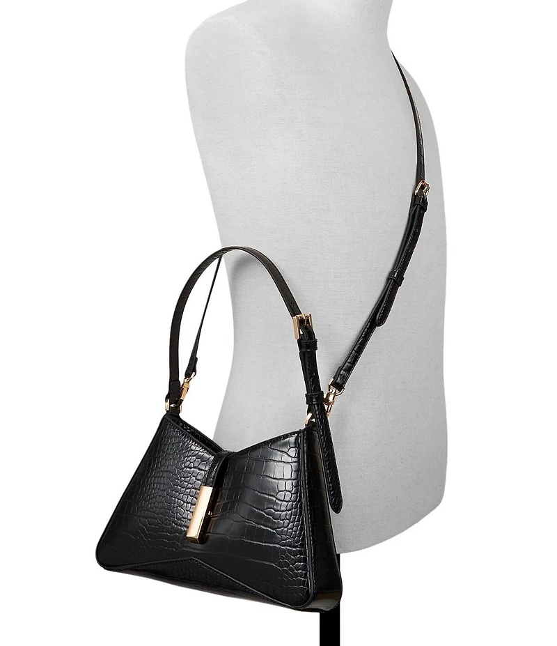 ALDO Julietta Crocodile Embossed Shoulder Bag