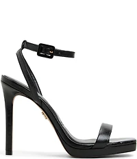 ALDO Kaathy Leather Ankle Strap Square Toe Dress Sandals