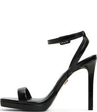 ALDO Kaathy Leather Ankle Strap Square Toe Dress Sandals