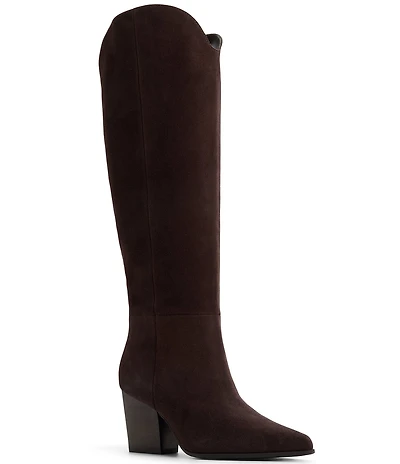 ALDO Kaely Suede Western Inspired Tall Boots