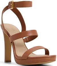 ALDO Kardy Leather Platform Dress Sandals