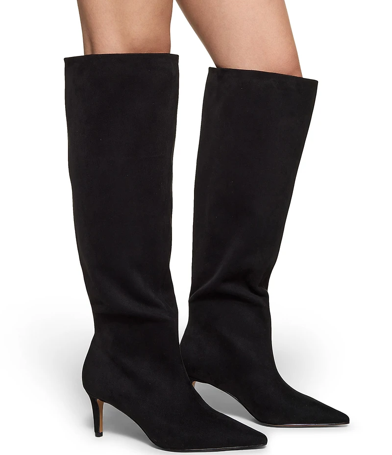ALDO Kaylynn Sueded Textile Pointed Toe Tall Boots