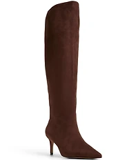 ALDO Kaylynn Sueded Textile Pointed Toe Tall Boots