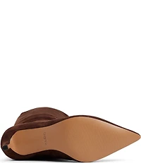 ALDO Kaylynn Sueded Textile Pointed Toe Tall Boots