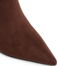 ALDO Kaylynn Sueded Textile Pointed Toe Tall Boots
