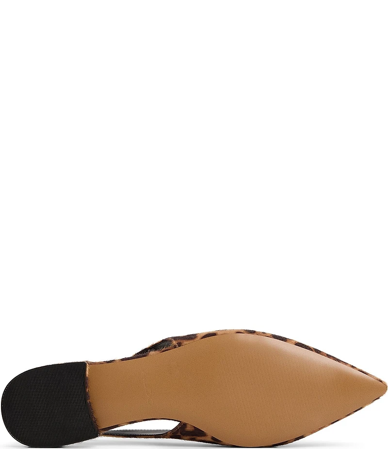 ALDO Kristell Leopard Print Buckle Hardware Slingback Ballet Flats