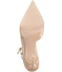 ALDO Kymmberly Patent Asymmetrical Strap Pumps