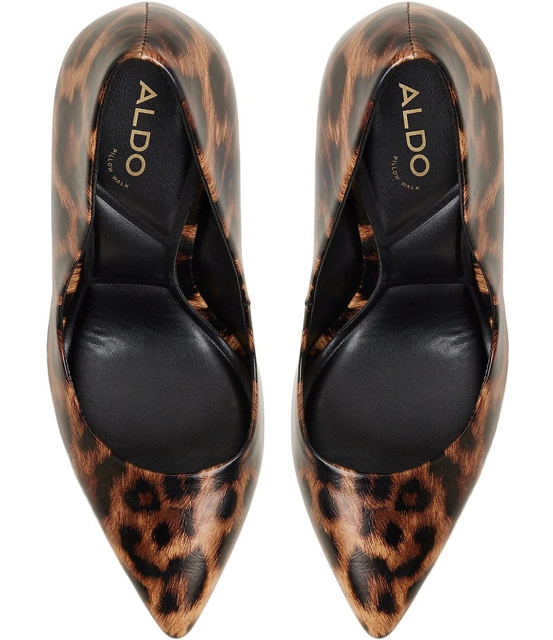 ALDO Lala Leopard Print Pointed Toe Dress Pumps