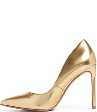 ALDO Lala Metallic Patent Pointed Toe Dress Pumps