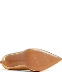 ALDO Lala Metallic Patent Pointed Toe Dress Pumps