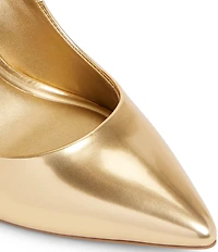 ALDO Lala Metallic Patent Pointed Toe Dress Pumps