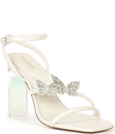 ALDO Laylia Metallic Butterfly Ankle Strap Dress Sandals