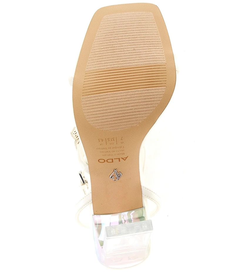 ALDO Laylia Metallic Butterfly Ankle Strap Dress Sandals