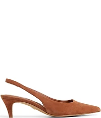 ALDO Leane Suede Kitten Heel Slingback Pumps