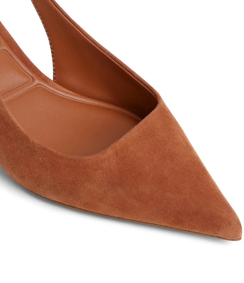 ALDO Leane Suede Kitten Heel Slingback Pumps
