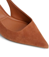 ALDO Leane Suede Kitten Heel Slingback Pumps