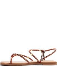 ALDO Loucinda Braided Beaded Flat Thong Sandals