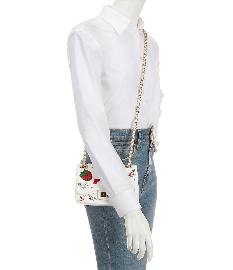 ALDO Lovebag Small Strawberry Patches Crossbody Bag