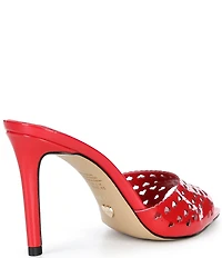 ALDO Lovemule Patent Heart Cut Out Dress Sandals