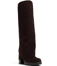ALDO Maeveh Suede Foldover Knee High Boots