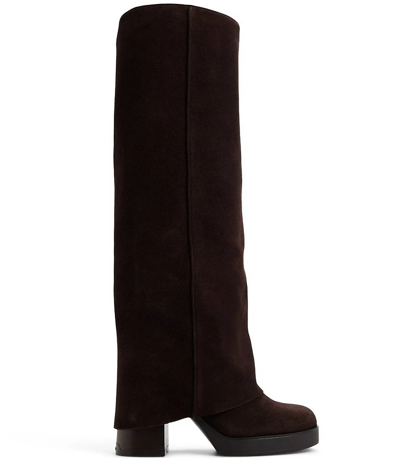 ALDO Maeveh Suede Foldover Knee High Boots