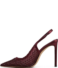 ALDO Marciana Rhinestone Mesh Slingback Dress Pumps