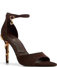 ALDO Medeza Suede Snake Heel Dress Sandals