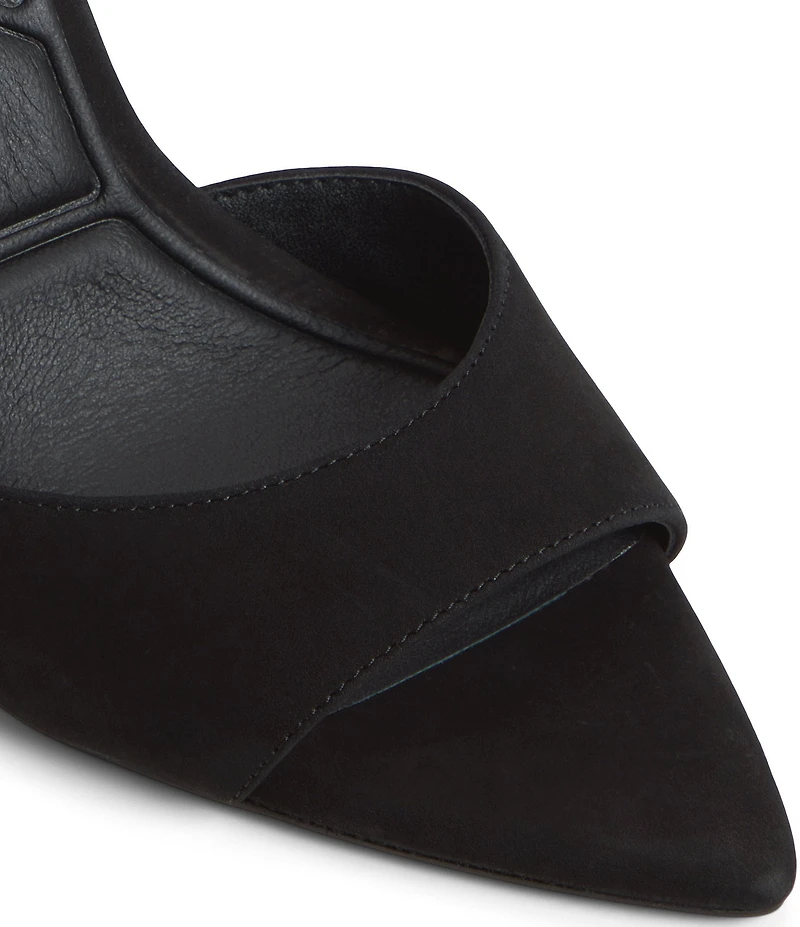 ALDO Medeza Suede Snake Heel Dress Sandals