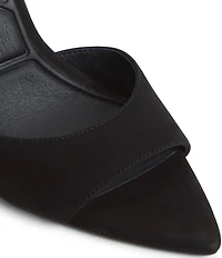 ALDO Medeza Suede Snake Heel Dress Sandals