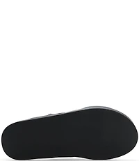 ALDO Men's Mario Leather Cross Band Slide Sandals