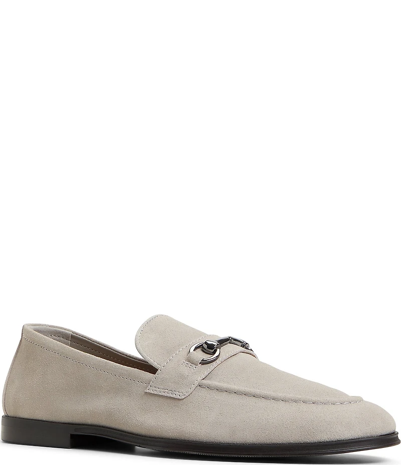 ALDO Men's Traveller Suede Bit Buckle Dress Loafers