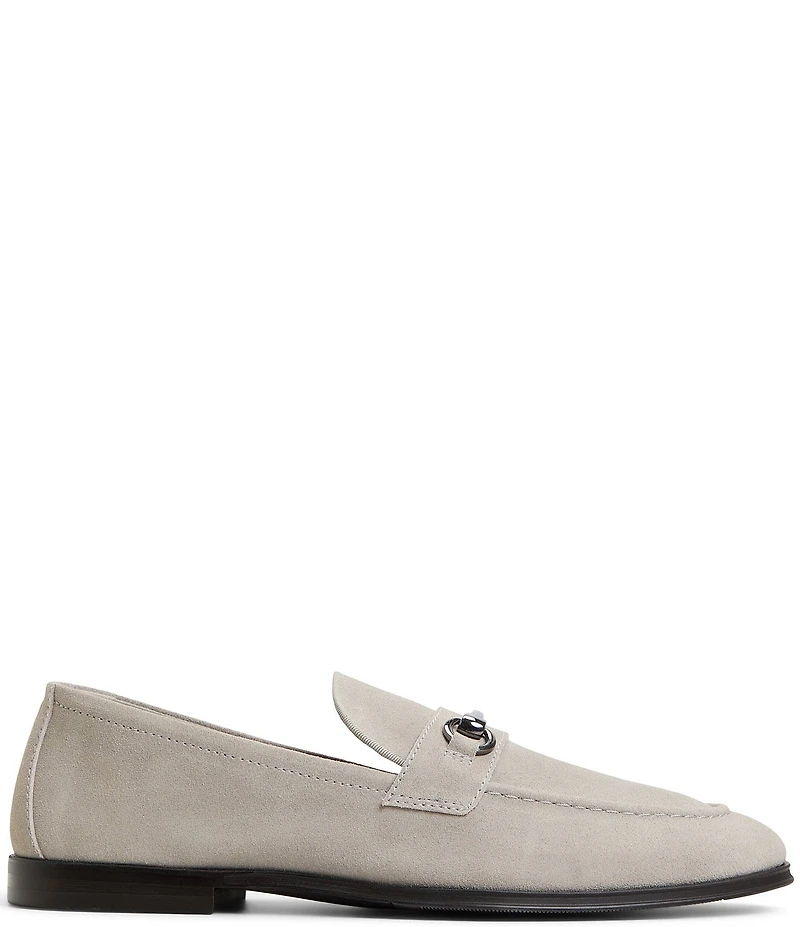 ALDO Men's Traveller Suede Bit Buckle Dress Loafers